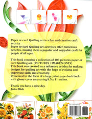 Fruits and Flowers Paper Quilling Art Design Collection of Images Only: Paper Crafting Quilling - Julia Blish - New