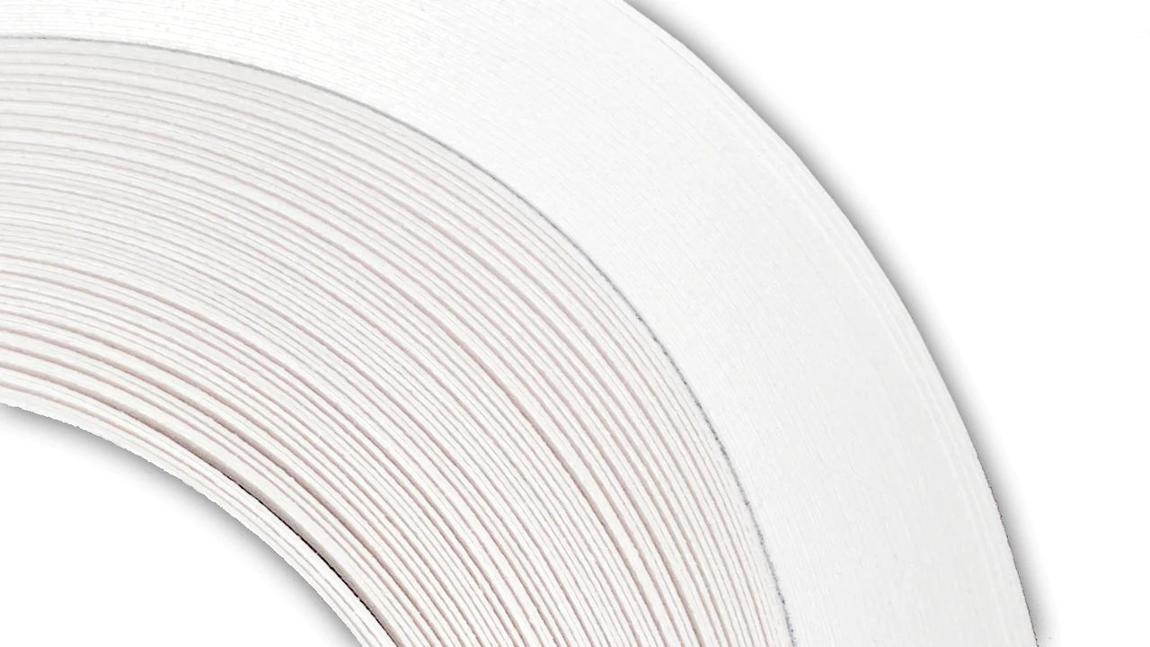Craft Harbor CH_342 - Bright White - Solid Color Quilling Paper Strips