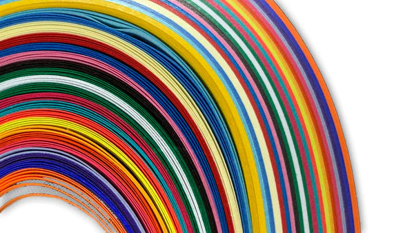 Craft Harbor CH_354 - Multi-Color - Mixed Pack Quilling Paper Strips