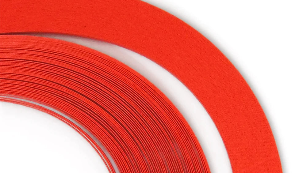 Craft Harbor CH_373 - Sunset Red - Solid Color Quilling Paper Strips