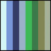 Craft Harbor CH_443 - Blue & Green Assortment - Mixed Pack Quilling Paper Strips