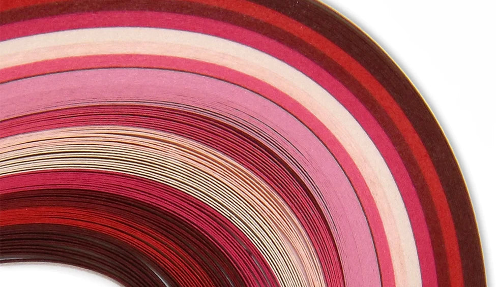 Craft Harbor CH_444 - Red & Pink Assortment - Mixed Pack Quilling Paper Strips