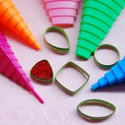 Hunter Creek Crafts 1015 - Quilling Border Tool - 5pcs - These border tools help to create a variety of shapes that can be used in your quilling projects, jewelry and ornaments.