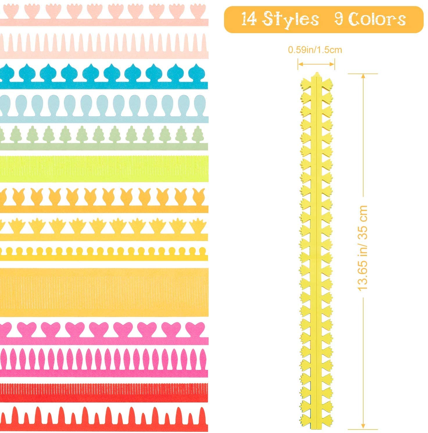 Hunter Creek Crafts 7000 - Die Cut Flower Petals Quilling Paper Strips