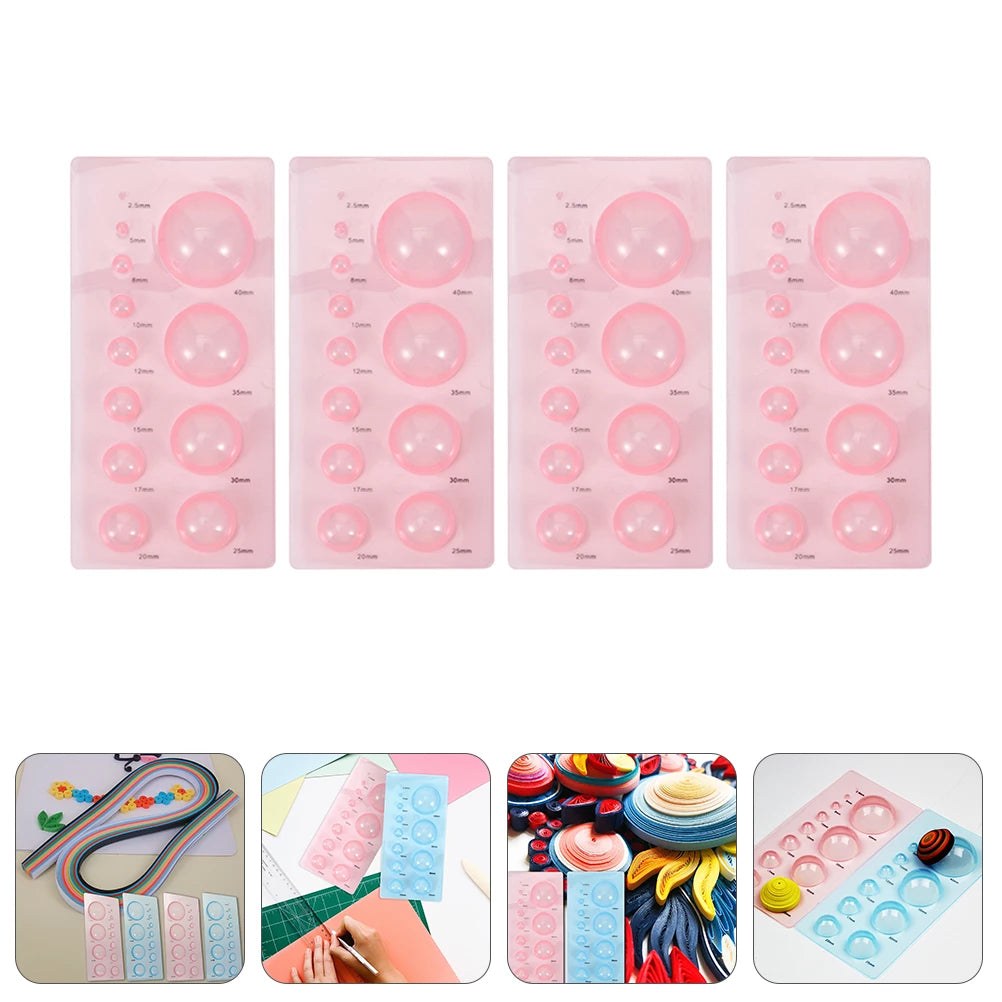 Hunter Creek Crafts - Paper Quilling Mold Half Dome - Pink or Blue
