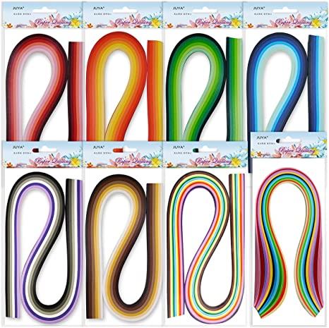 JUYA - Paper Quilling Kit with 960 Strips (5mm) and 14 Tools