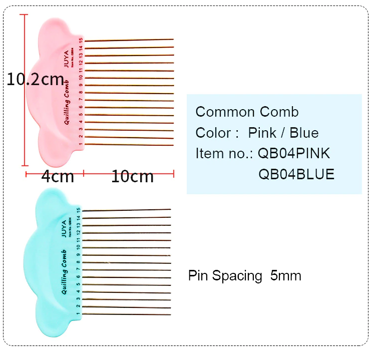 JUYA Paper Quilling Kit with Blue Tools 960 Strips Board Mould Crimper  Coach Comb (Paper Width 3mm)