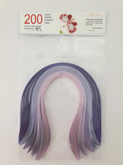 Lively Paper Creations A04 - Purple Shades - Mixed Pack Quilling Paper Strips