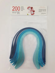 Lively Paper Creations A06 - Blue Shades - Mixed Pack Quilling Paper Strips