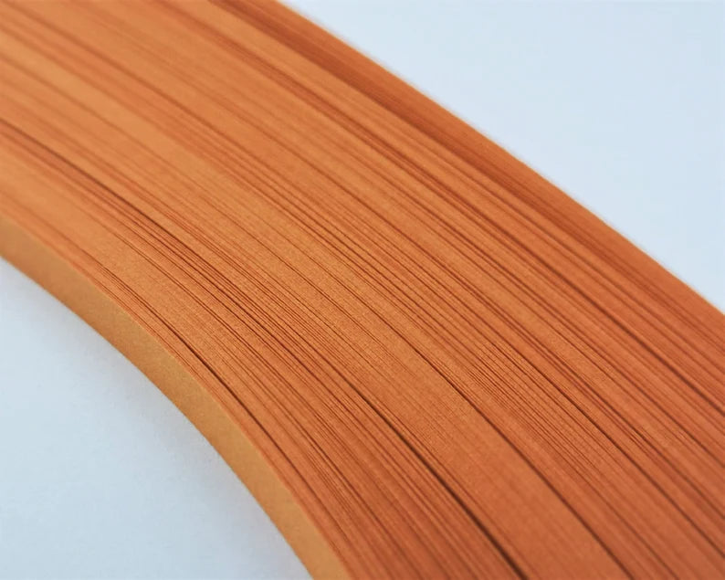 Lively Paper Creations C97 - Hazelnut Brown - Cardstock Solid Color Quilling Paper Strips