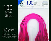 Lively Paper Creations F27 - Cyclamen Pink - Cardstock Solid Color Quilling Paper Strips