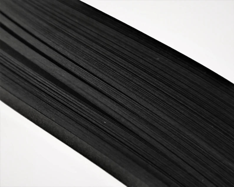 Lively Paper Creations J46 - Black - Solid Color Quilling Paper Strips