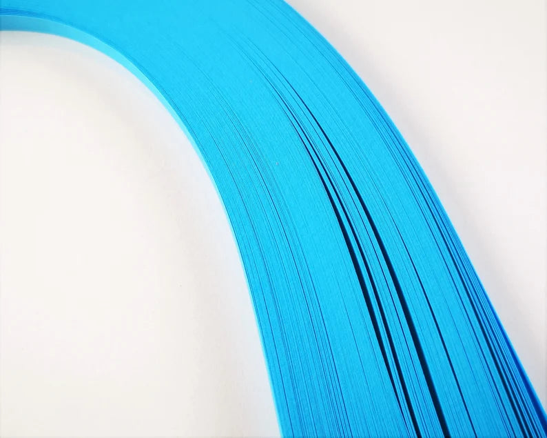 Lively Paper Creations P70 - Turquoise - Solid Color Quilling Paper Strips