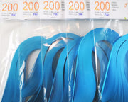 Lively Paper Creations P70 - Turquoise - Solid Color Quilling Paper Strips