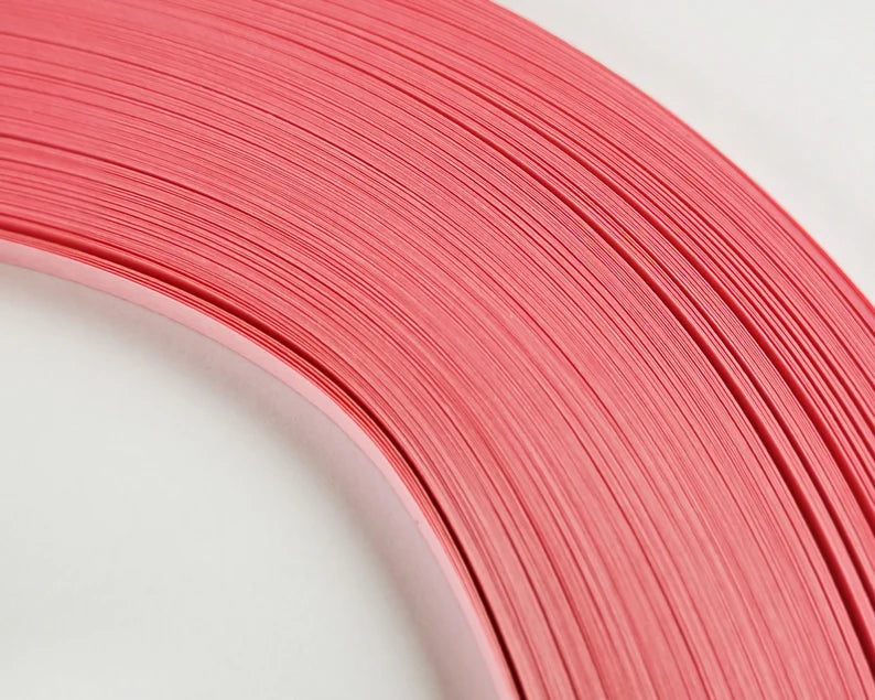 Lively Paper Creations P71 - Pink - Solid Color Quilling Paper Strips
