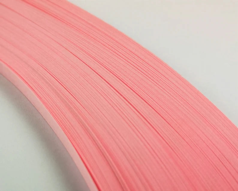 Lively Paper Creations R73 - Rose - Cardstock Solid Color Quilling Paper Strips
