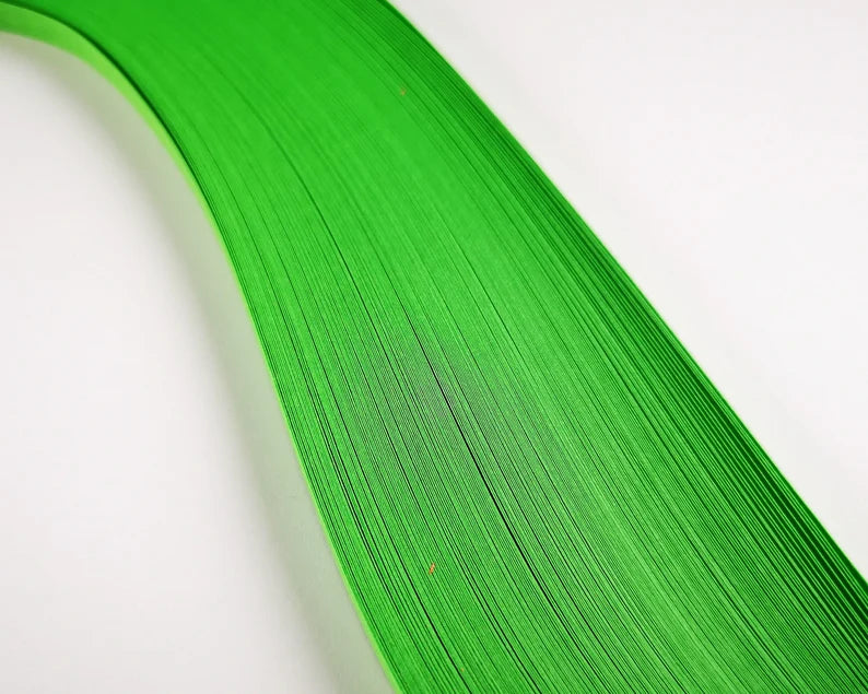 Lively Paper Creations R78 - Intensive Green - Solid Color Quilling Paper Strips
