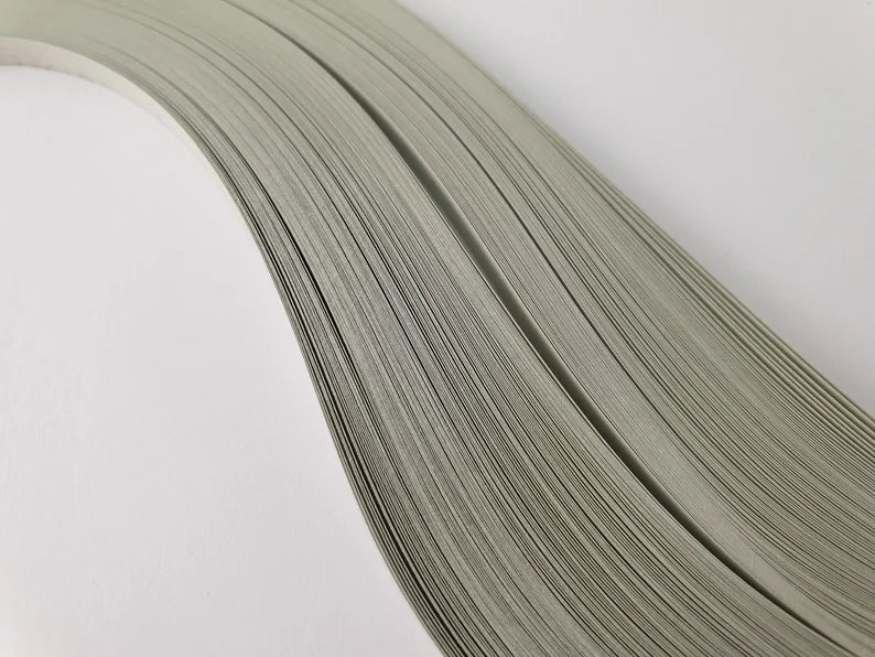 Lively Paper Creations R96 - Gray - Solid Color Quilling Paper Strips