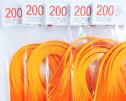 Lively Paper Creations X08 - Deep Gold - Solid Color Quilling Paper Strips