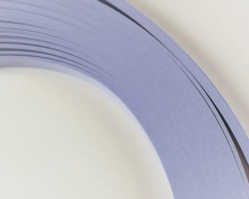 Lively Paper Creations X48 - Mid Lavender - Solid Color Quilling Paper Strips