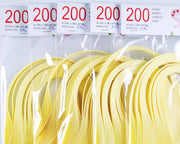 Lively Paper Creations X57 - Yellow - Solid Color Quilling Paper Strips