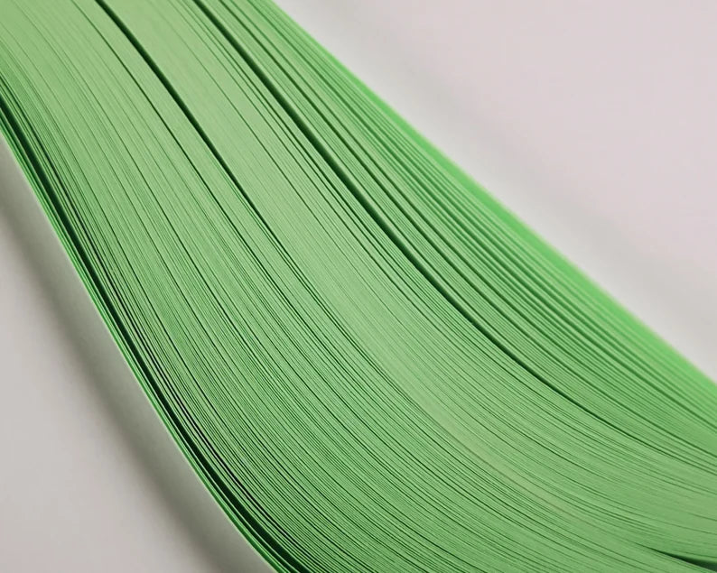 Lively Paper Creations X65 - Green - Solid Color Quilling Paper Strips