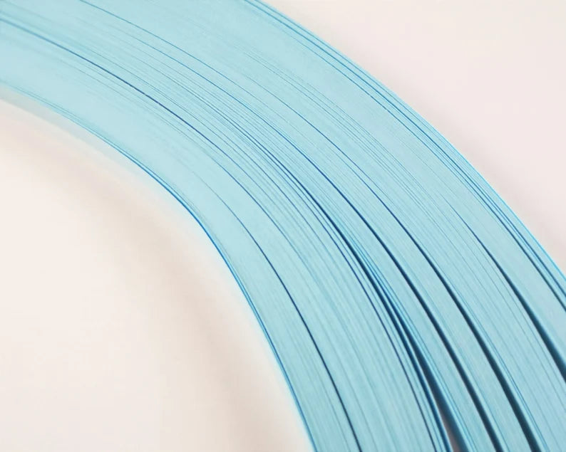 Lively Paper Creations X68 - Mid Blue - Solid Color Quilling Paper Strips