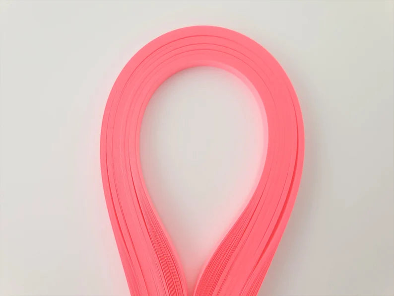 Lively Paper Creations X71 - Neon Pink - Solid Color Quilling Paper Strips