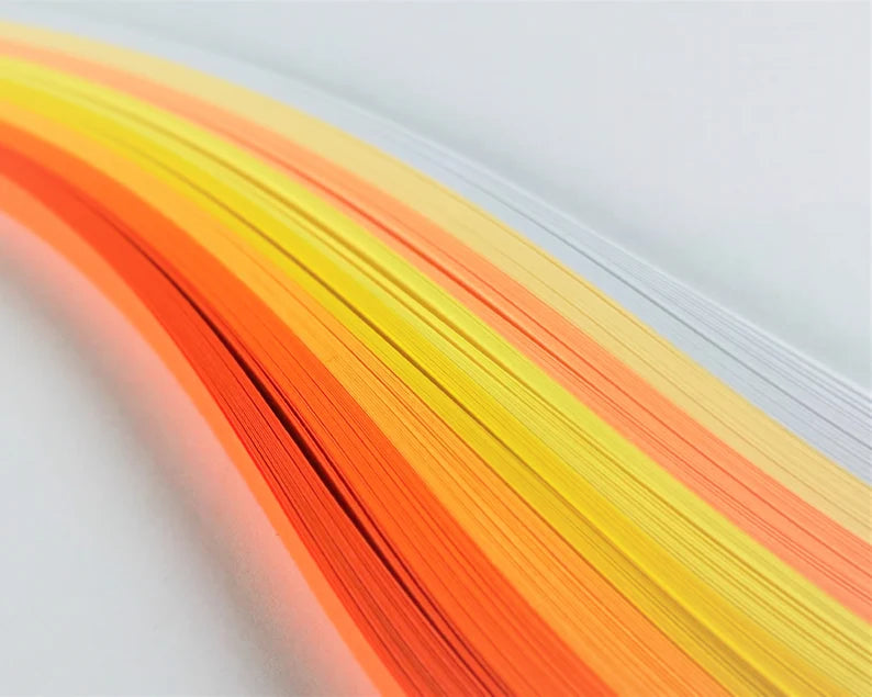 Lively Paper Creations X97 - Warm Shades - Mixed Pack Quilling Paper Strips