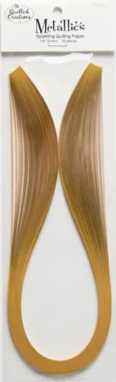 Quilled Creations 1501 - Gold Metallic Quilling Paper Strips