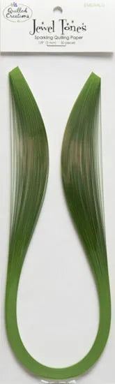 Quilled Creations 1512 - Emerald Jewel Tone Quilling Paper Strips