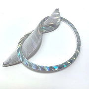 Quilled Creations 1885 - Silver Holofoil on Bright White Quilling Paper Strips
