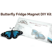 Quilling Butterfly DIY fridge magnet kit with step-by-step tutorial by Her Paper Paradise