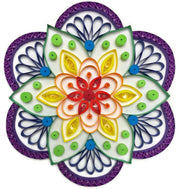 Quilling Mandala DIY kit with step-by-step tutorial by Her Paper Paradise
