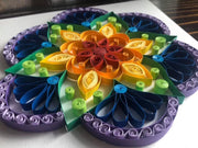 Quilling Mandala DIY kit with step-by-step tutorial by Her Paper Paradise