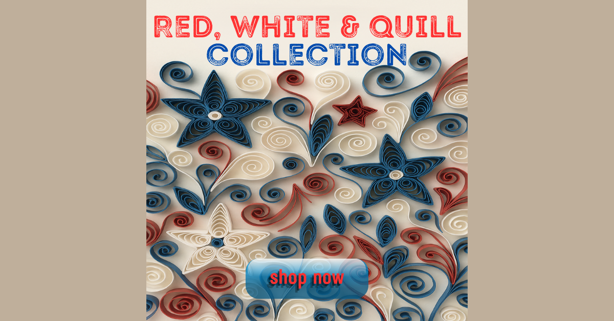 The Red, White & Quill collection of patriotic colors.