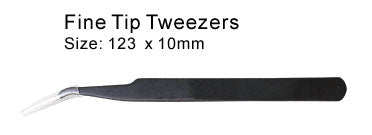 JUYA - Fine Tip Curved Quilling Tweezers