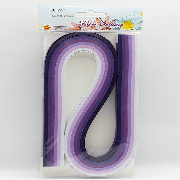 JUYA - Shades of Purples - Mixed Pack Quilling Paper Strips