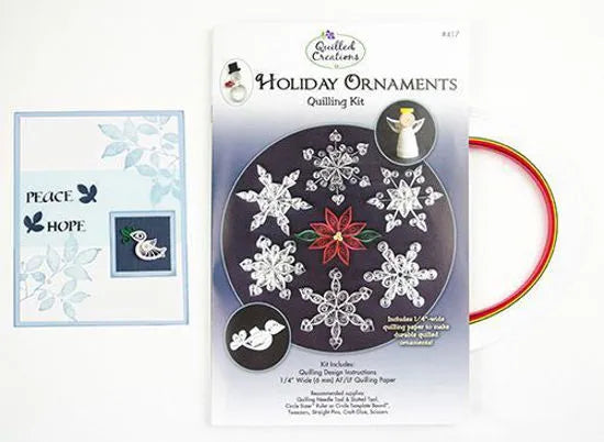 Quilled Creations 417 - Holiday Ornament Quilling Kit