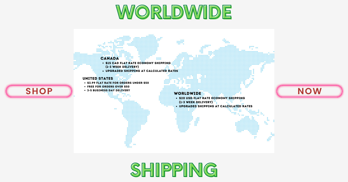 We now offer worldwide shipping