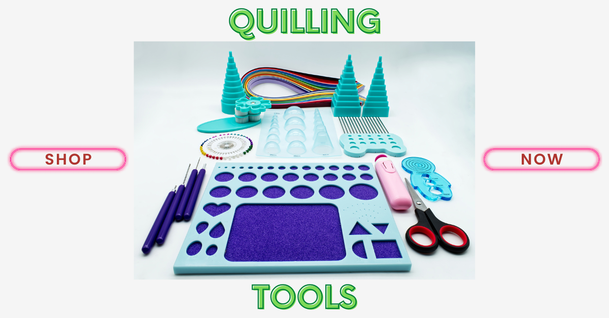 We carry all of the tools you need to get started quilling including complete beginners kits.