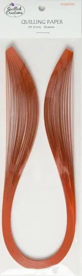 Quilled Creations 1050 - Pumpkin - Solid Color Quilling Paper Strips