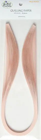 Quilled Creations 1046 - Pale Peach - Solid Color Quilling Paper Strips