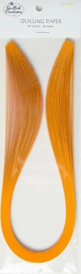 Quilled Creations 1071 - Golden - Solid Color Quilling Paper Strips