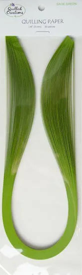 Quilled Creations 1111 - Sage Green - Solid Color Quilling Paper Strips