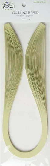 Quilled Creations 1125 - Moss Green (original shade) - Solid Color Quilling Paper Strips