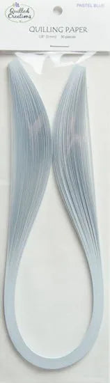 Quilled Creations 1285 - Pastel Blue - Solid Color Quilling Paper Strips