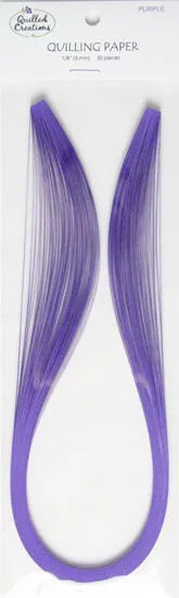Quilled Creations 1290 - Purple - Solid Color Quilling Paper Strips