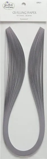 Quilled Creations 1366 - Grey - Solid Color Quilling Paper Strips