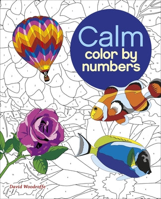 Adult coloring book for quilling patterns - Calm Color by Numbers - Woodroffe, David